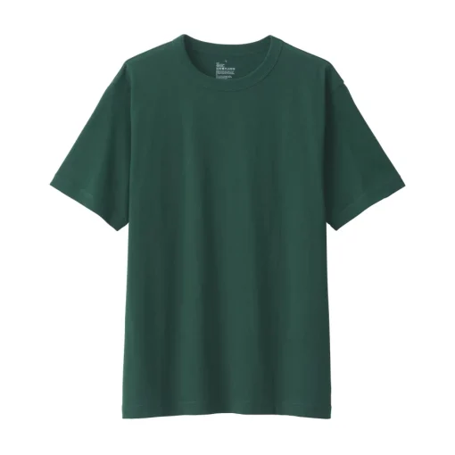 New Men's Washed Heavy Weight Crew Neck Short Sleeve T-Shirt T-Shirts
