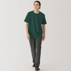 New Men's Washed Heavy Weight Crew Neck Short Sleeve T-Shirt T-Shirts