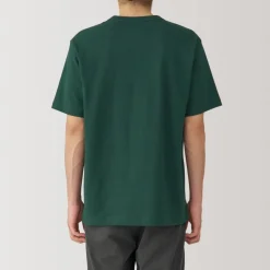 New Men's Washed Heavy Weight Crew Neck Short Sleeve T-Shirt T-Shirts