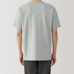 New Men's Washed Heavy Weight Crew Neck Short Sleeve T-Shirt T-Shirts