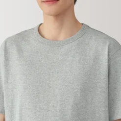 New Men's Washed Heavy Weight Crew Neck Short Sleeve T-Shirt T-Shirts