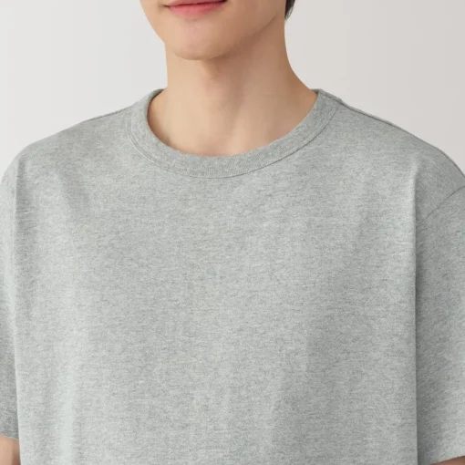New Men's Washed Heavy Weight Crew Neck Short Sleeve T-Shirt T-Shirts