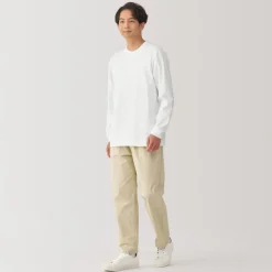 Best Men's Washed Heavy Weight Crew Neck Long Sleeve T-Shirt T-Shirts