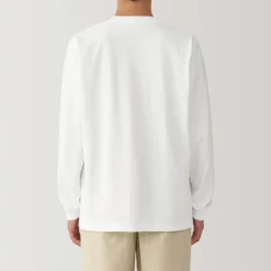 Best Men's Washed Heavy Weight Crew Neck Long Sleeve T-Shirt T-Shirts