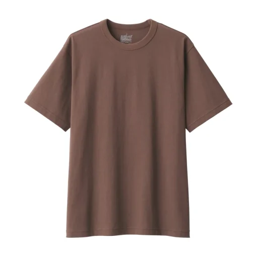 Hot Men's Washed Heavy Weight Crew Neck Short Sleeve T-Shirt T-Shirts