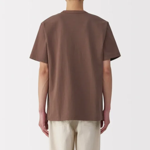 Hot Men's Washed Heavy Weight Crew Neck Short Sleeve T-Shirt T-Shirts