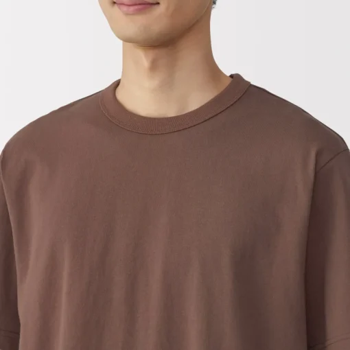 Hot Men's Washed Heavy Weight Crew Neck Short Sleeve T-Shirt T-Shirts