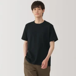 Hot Men's Washed Heavy Weight Crew Neck Short Sleeve T-Shirt T-Shirts