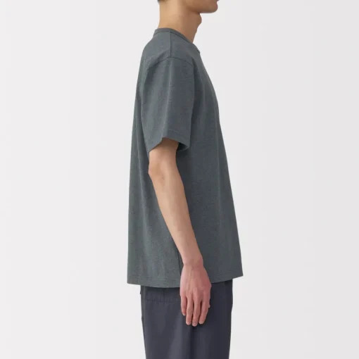Hot Men's Washed Heavy Weight Crew Neck Short Sleeve T-Shirt T-Shirts