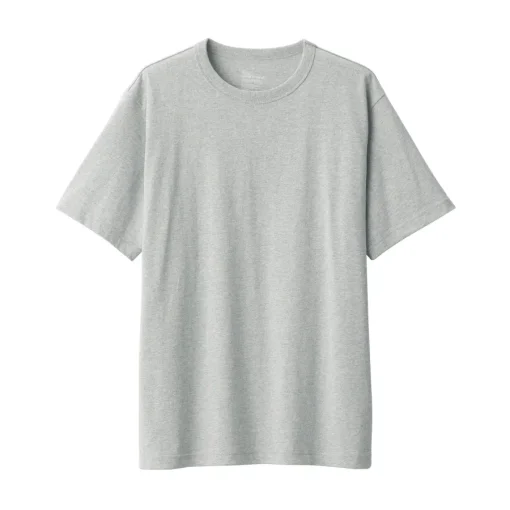 Hot Men's Washed Heavy Weight Crew Neck Short Sleeve T-Shirt T-Shirts
