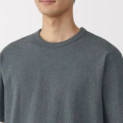 Hot Men's Washed Heavy Weight Crew Neck Short Sleeve T-Shirt T-Shirts