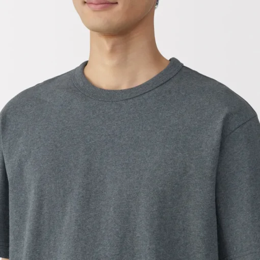 Hot Men's Washed Heavy Weight Crew Neck Short Sleeve T-Shirt T-Shirts