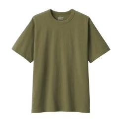 Hot Men's Washed Heavy Weight Crew Neck Short Sleeve T-Shirt T-Shirts