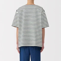 Sale Men's Washed Heavyweight Boat Neck Half Sleeve T-Shirt T-Shirts