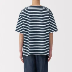 Sale Men's Washed Heavyweight Boat Neck Half Sleeve T-Shirt T-Shirts