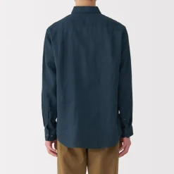 Online Men's Washed Linen Shirt Shirts & Polos