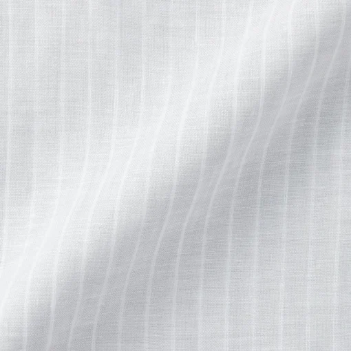 Hot Men's Washed Linen Striped Shirt Shirts & Polos
