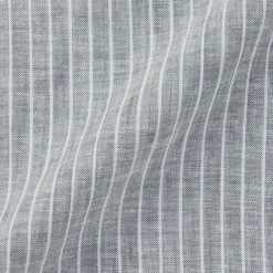 Hot Men's Washed Linen Striped Shirt Shirts & Polos