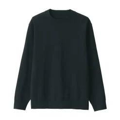 New Men's Washed Milano Ribbed Crew Neck Sweater Sweaters & Cardigans