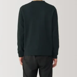New Men's Washed Milano Ribbed Crew Neck Sweater Sweaters & Cardigans
