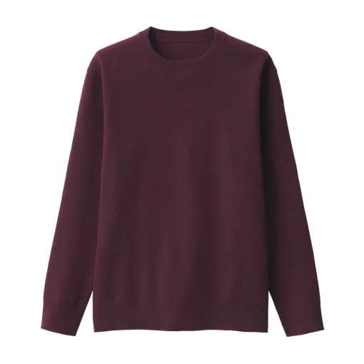 New Men's Washed Milano Ribbed Crew Neck Sweater Sweaters & Cardigans