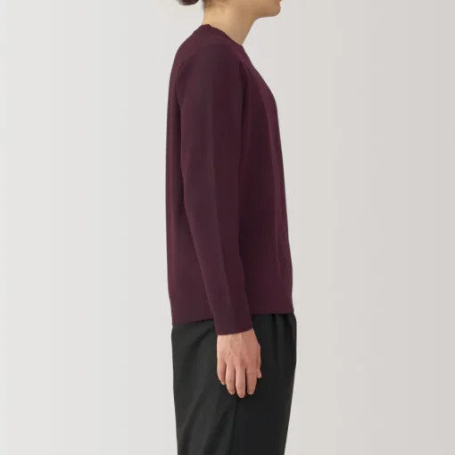 New Men's Washed Milano Ribbed Crew Neck Sweater Sweaters & Cardigans