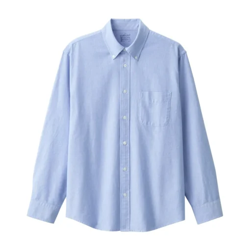 Clearance Men's Washed Oxford Button Down Long Sleeve Shirt Shirts & Polos