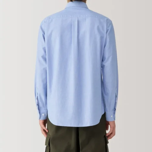 Clearance Men's Washed Oxford Button Down Long Sleeve Shirt Shirts & Polos