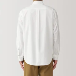 Clearance Men's Washed Oxford Button Down Long Sleeve Shirt Shirts & Polos