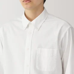 Clearance Men's Washed Oxford Button Down Long Sleeve Shirt Shirts & Polos
