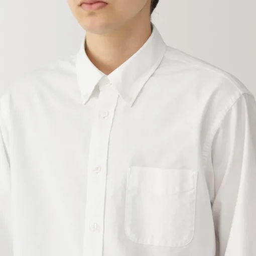 Clearance Men's Washed Oxford Button Down Long Sleeve Shirt Shirts & Polos
