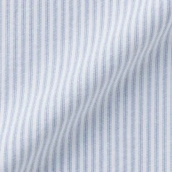 Fashion Men's Washed Oxford Button Down Short Sleeve Striped Shirt Shirts & Polos