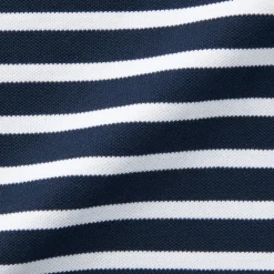 Hot Men's Washed Pique Polo Shirt Stripe Shirts & Polos