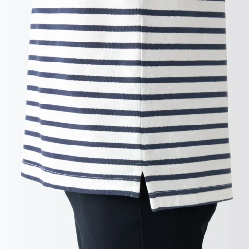 Hot Men's Washed Pique Polo Shirt Stripe Shirts & Polos