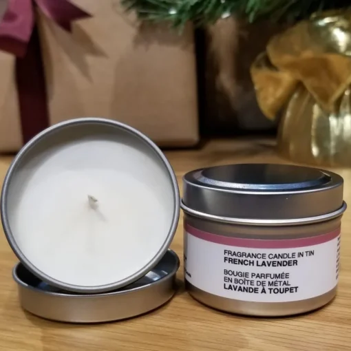 Hot Mini Tin Candle - French Lavender Candles