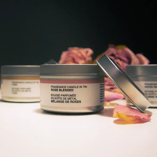 Discount Mini Tin Candle - Rose Blend Candles