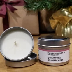Discount Mini Tin Candle - Rose Blend Candles