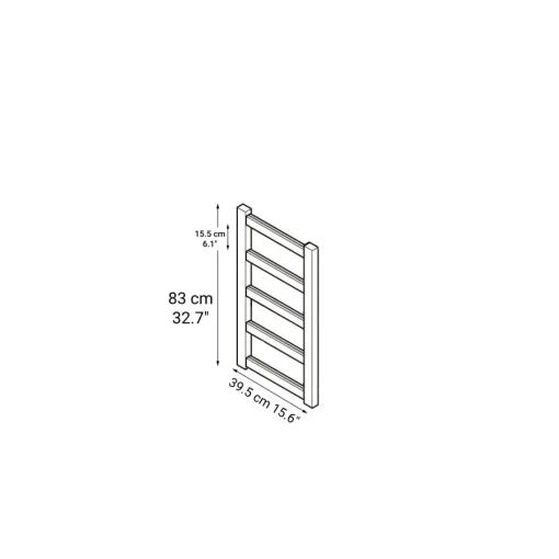 Outlet Pine Shelf Unit - Additional Frame - Small Pine Shelving Units
