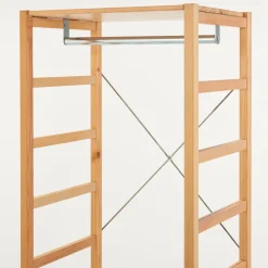 Best Pine Shelf Unit - Hanging Rail - Regular Pine Shelving Units