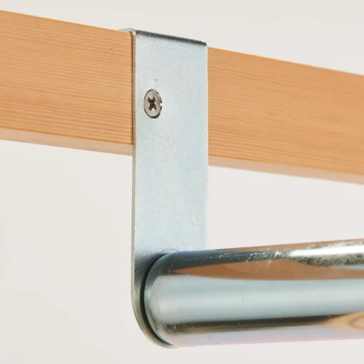 Best Pine Shelf Unit - Hanging Rail - Regular Pine Shelving Units