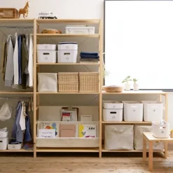 Outlet Pine Shelf Unit - Wardrobe Pine Shelving Units