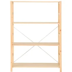 Online Pine Shelf Unit - Wide - Medium Pine Shelving Units