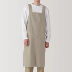 Sale Plain Weave Cotton Shoulder Strap Apron - L-XL Kitchen Utensils