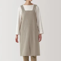 Sale Plain Weave Cotton Shoulder Strap Apron - L-XL Kitchen Utensils