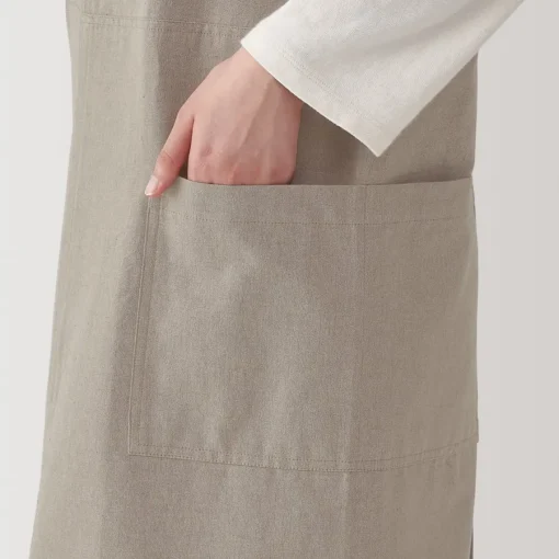 Sale Plain Weave Cotton Shoulder Strap Apron - L-XL Kitchen Utensils