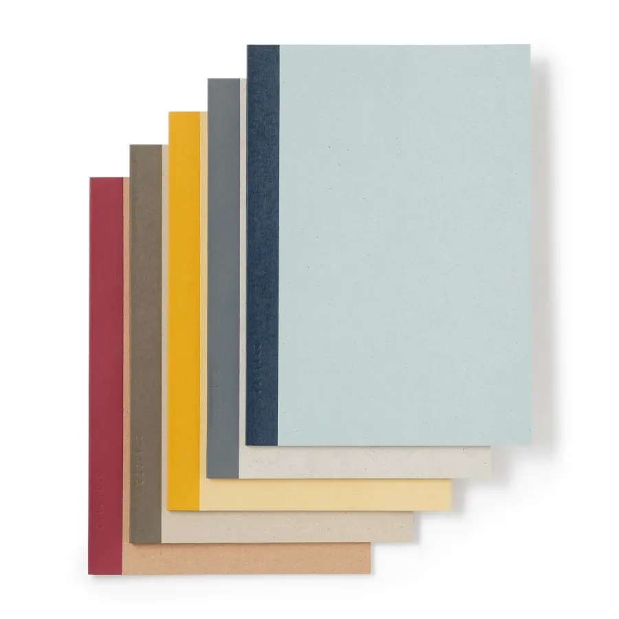 New Planted Tree Paper Colored Cover Notebook - 0.2" (5 Pack) Notebooks