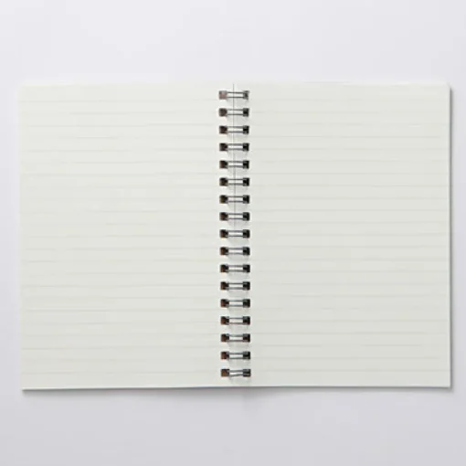 Outlet Planting Tree Paper Double Ringed Notebook A6 Beige Notebooks