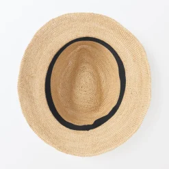 Best Raffia Foldable Fedora Hat Women Hats|Hats