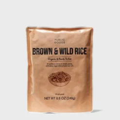 Fashion Ready To Eat Organic Brown & Wild Rice Public Goods|Dry Soups