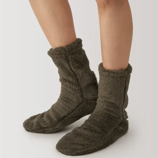 Hot Right Angle Boa Fleece Cozy Socks Women Socks|Socks